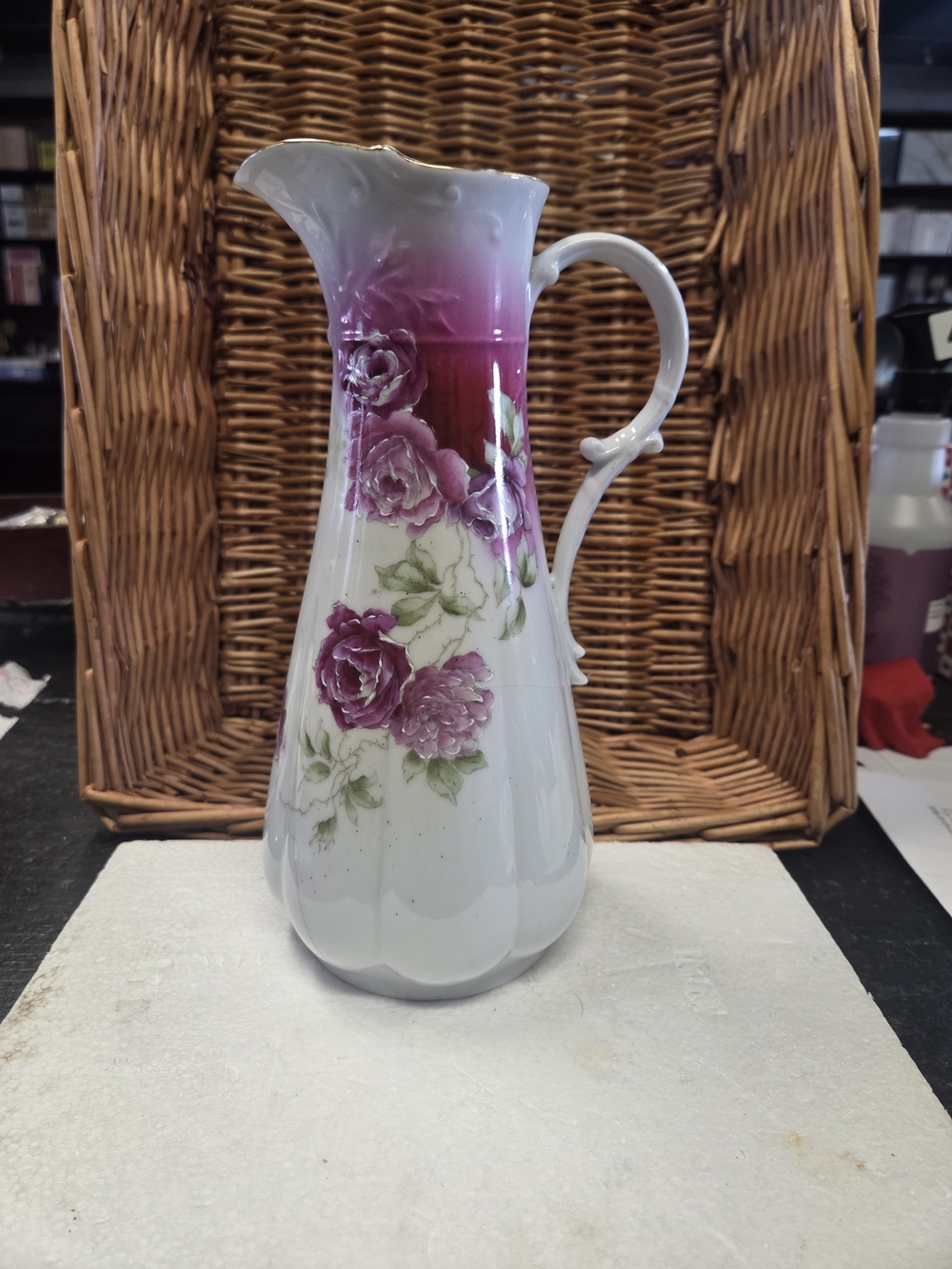 German Vintage 1970s Ceramic Pitcher By Brunswick